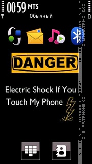 Capture d'écran Electric Shock 01 thème