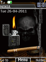 No smoking animated 5-6 th theme screenshot