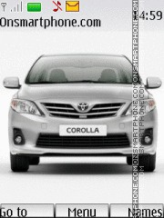 Скриншот темы Toyota Corolla