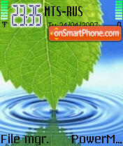 Green Leaf tema screenshot