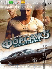 Скриншот темы Fast Five 01