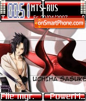 Sasuke tema screenshot