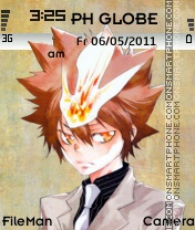 Tsunayoshi sawada theme es el tema de pantalla