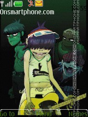 Gorillaz 06 theme screenshot