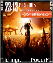 The Chronicles of Riddick es el tema de pantalla
