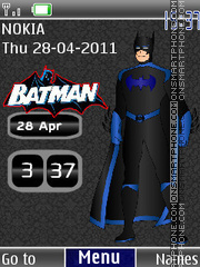 Batman Clock 01 tema screenshot