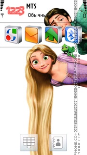 Tangled es el tema de pantalla