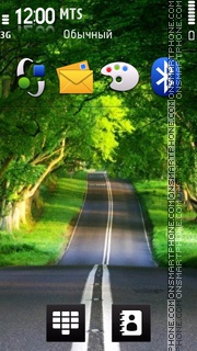 Nice Road View tema screenshot