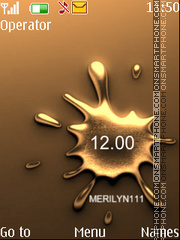 Golden tema screenshot