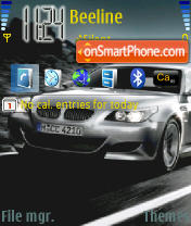 Capture d'écran BMW M5 01 thème
