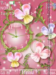 The flower theme screenshot