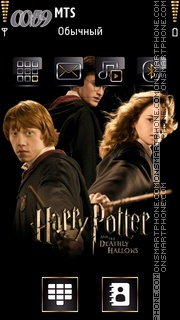 Harry Potter and the Deathly Hallows theme screenshot