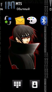 Itachi Uchiha 01 tema screenshot