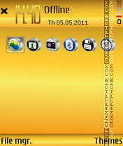 Insomnia Golden Sonic tema screenshot