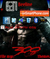 300 Remade Better tema screenshot