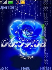 Blue rose swf es el tema de pantalla