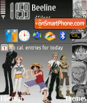 One Piece tema screenshot