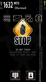 Скриншот темы Stop 03