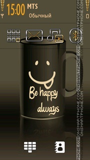 Скриншот темы Be Happy Always