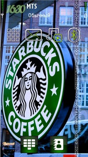 Starbucks 02 tema screenshot