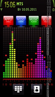 Capture d'écran Color Music 02 thème