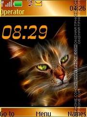 Cat swf tema screenshot