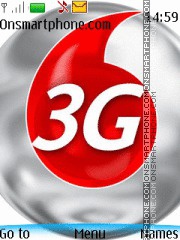 Vodafone 3g 01 theme screenshot