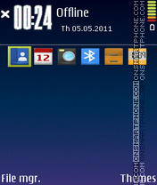 Nokia N8 Original tema screenshot