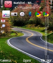 Beautiful Road 01 tema screenshot