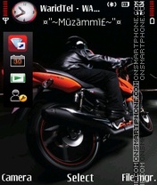 Nice Bike 04 tema screenshot