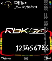 RBK es el tema de pantalla