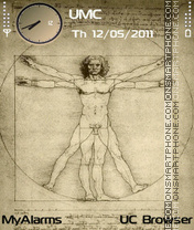 Vitruvian Man (fp2) Theme-Screenshot