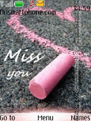 Скриншот темы Miss You 09