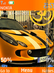 Lotus Elise Flash tema screenshot