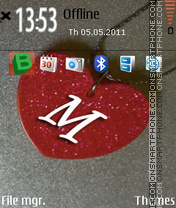 Letter M tema screenshot