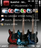 Guitar 17 tema screenshot