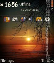 Sunset v1 01 tema screenshot