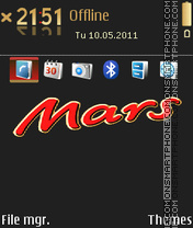 Mars Candy es el tema de pantalla