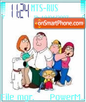 Capture d'écran Family Guy thème