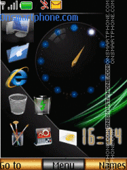Capture d'écran Calendar clock thème
