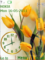 Capture d'écran Tulips thème