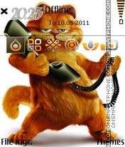 Funny Cat 05 theme screenshot