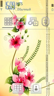 Vector Flowers 02 Theme-Screenshot