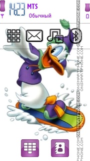 Donald Duck 16 tema screenshot