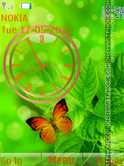 Butterfly tema screenshot