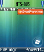 Capture d'écran Vista Orb thème
