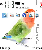 Capture d'écran Parrot 07 thème