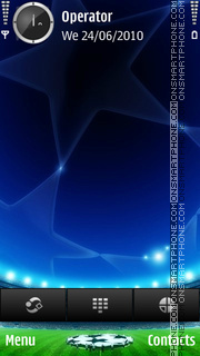 Champions league tema screenshot