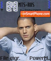 Скриншот темы Wentworth Miller