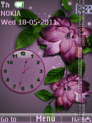 Flowers tema screenshot